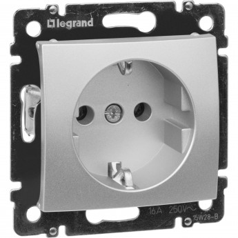 Силовая розетка LEGRAND Valena 2К+3 на винтах 10/16 А 230/250 В алюминий Силовая розетка LEGRAND Valena 2К+3 на винтах 10/16 А 230/250 В алюминий