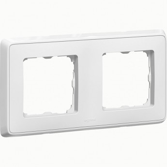 Рамка LEGRAND Cariva 2 поста горизонтальный/вертикальный монтаж белый Рамка LEGRAND Cariva 2 поста горизонтальный/вертикальный монтаж белый