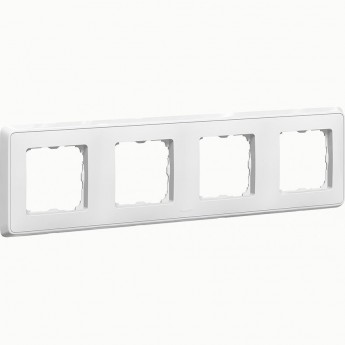 Рамка LEGRAND Cariva 4 поста горизонтальный/вертикальный монтаж белый Рамка LEGRAND Cariva 4 поста горизонтальный/вертикальный монтаж белый