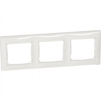Рамка LEGRAND Valena 3 поста горизонтальный монтаж белый Рамка LEGRAND Valena 3 поста горизонтальный монтаж белый