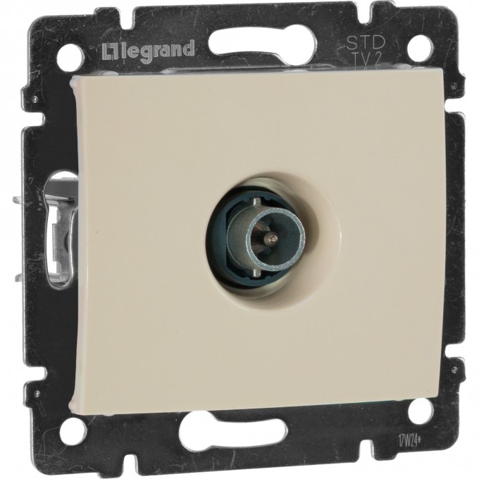 ТВ розетка LEGRAND Valena оконечная 10 дБ 2400 МГц слоновая кость 774330