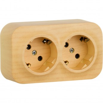 Розеточный блок LEGRAND 2 x 2К+З с защитными шторками 16 A 250 В Quteo IP 20 дерево Розеточный блок LEGRAND 2 x 2К+З с защитными шторками 16 A 250 В Quteo IP 20 дерево