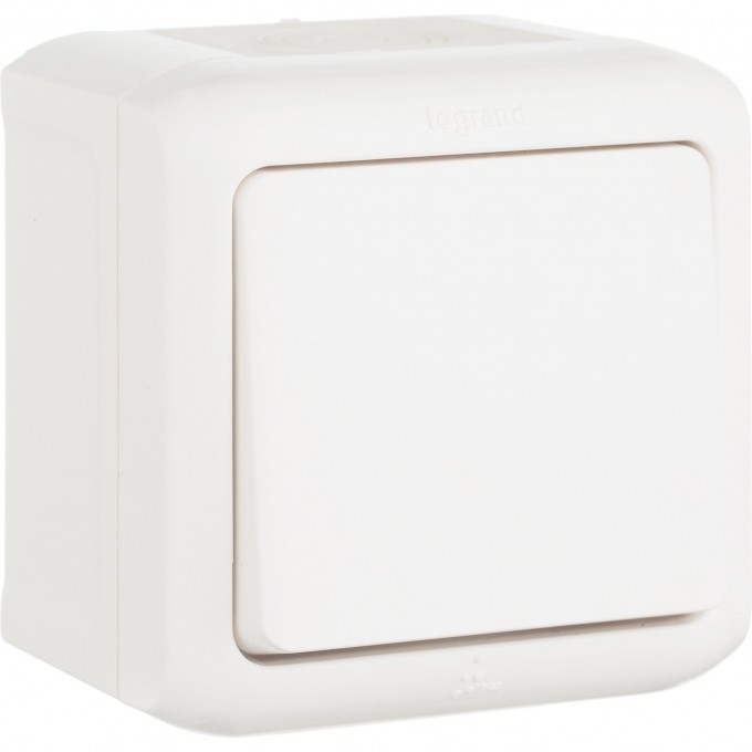Выключатель LEGRAND Quteo 10 A 250 B IP 44 Белый 782300