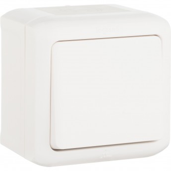 Выключатель LEGRAND Quteo без фиксации (кнопка) 6 A 250 В IP 44 Белый Выключатель LEGRAND Quteo без фиксации (кнопка) 6 A 250 В IP 44 Белый