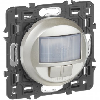 Датчик движения LEGRAND Celiane двухпроводный 250 Вт без нейтрали с функцией ручного управления титан Датчик движения LEGRAND Celiane двухпроводный 250 Вт без нейтрали с функцией ручного управления титан