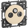 Розетка LEGRAND Celiane спутниковая TV/FM /SAT слоновая кость SET-1-067388-01