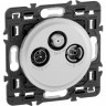 Розетка LEGRAND Celiane спутниковая TV/FM /SAT титан SET-1-067388-04