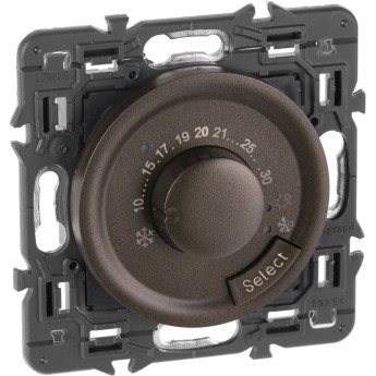 Термостат LEGRAND Celiane комнатный графит Термостат LEGRAND Celiane комнатный графит