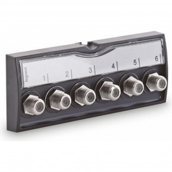 Блок 6F коннекторов LEGRAND LCS² черный Блок 6F коннекторов LEGRAND LCS² черный