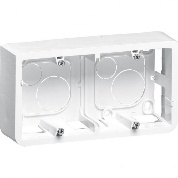 Коробка LEGRAND Mosaic накладная 4/5 модулей, высота 40мм, белый 80285