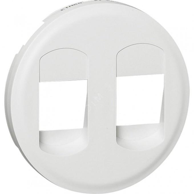 Лицевая панель LEGRAND CELIANE для розетки акустической двойной белая 068212