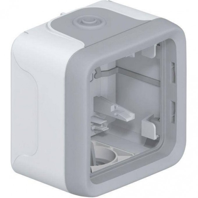 Монтажная коробка 1 пост LEGRAND Plexo(мембр. сальники), IP55, серый 69651