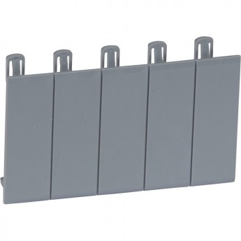 Набор из 5 заглушек LEGRAND для Plexo³, разделяемая, серый R746A