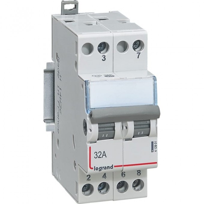 Переключатель LEGRAND CX3 2ПК со средней точкой 32A 400В 412903