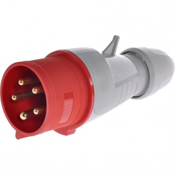 Прямая вилка LEGRAND Tempra Pro IP44 380/415В 32A 3К+Н+З P17 Прямая вилка LEGRAND Tempra Pro IP44 380/415В 32A 3К+Н+З P17