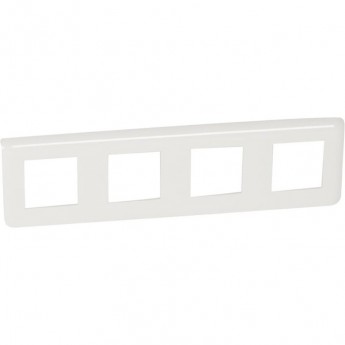 Рамка 4X2 модулей LEGRAND Mosaic горизонтальная, белая Рамка 4X2 модулей LEGRAND Mosaic горизонтальная, белая