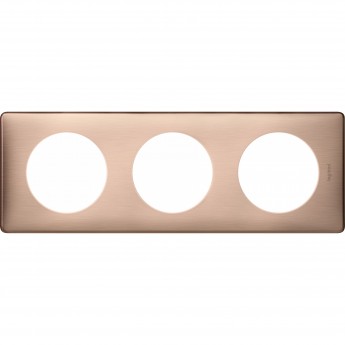 Рамка LEGRAND Celiane 3 поста Медь Рамка LEGRAND Celiane 3 поста Медь