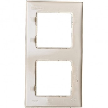 Рамка LEGRAND Etika 2 поста слоновая кость Рамка LEGRAND Etika 2 поста слоновая кость