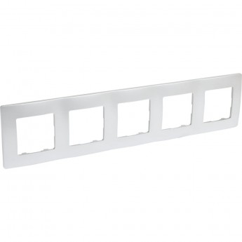 Рамка LEGRAND Etika 5 постов алюминий Рамка LEGRAND Etika 5 постов алюминий