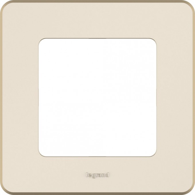 Рамка LEGRAND INSPIRIA 1 пост слоновая кость 673931