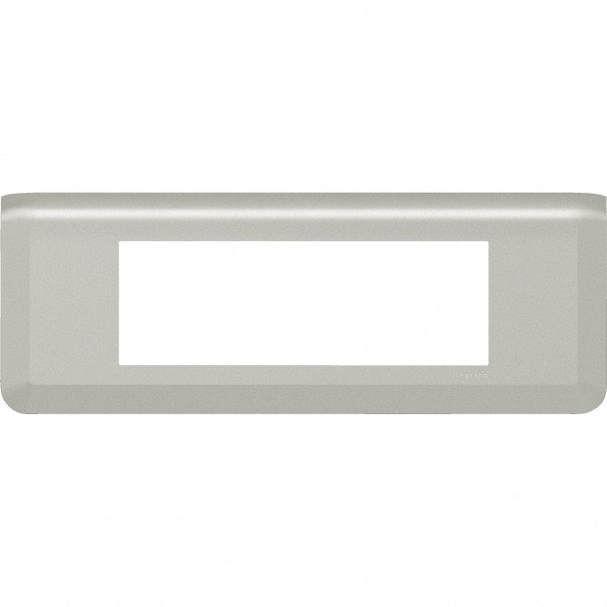 Рамка LEGRAND MOSAIC 6 модулей - алюминий 079316L