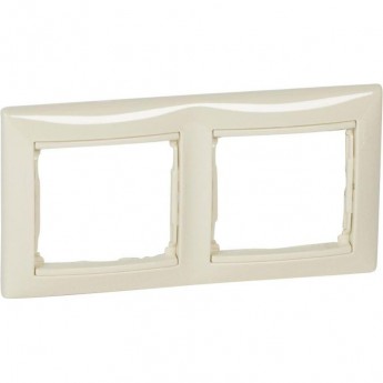 Рамка LEGRAND Valena 2 поста слоновая кость Рамка LEGRAND Valena 2 поста слоновая кость