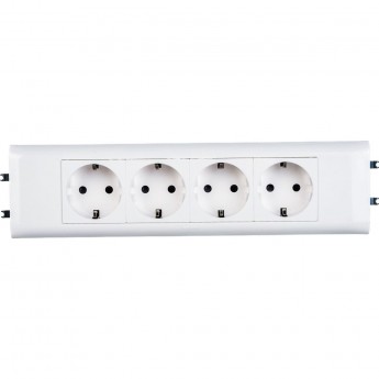 Розетка LEGRAND 4 х 2К+3 Программа Mosaic для установки в кабель-канале автоматические клеммы стандартная белый Розетка LEGRAND 4 х 2К+3 Программа Mosaic для установки в кабель-канале автоматические клеммы стандартная белый