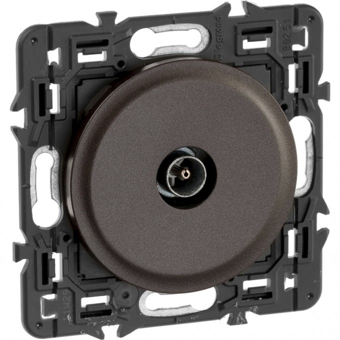 Розетка LEGRAND Celiane TV проходная графит SET-1-067386-02