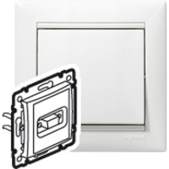 Розетка LEGRAND HD 15 для видеоустройств Valena белый 770083