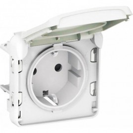 Розетка LEGRAND Plexo с заземлением 16A, с винтовыми зажимами, IP55, белый Розетка LEGRAND Plexo с заземлением 16A, с винтовыми зажимами, IP55, белый