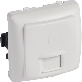 Розетка LEGRAND RJ 45 для цифровых телефонных линий/Интернета 8 контактов серия Oteo изделия сборные белый