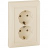 Розетка LEGRAND Valena 16А IP20 2P+E слоновая кость 695616