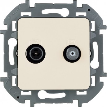 Розетка TV/SAT LEGRAND INSPIRIA звезда слоновая кость