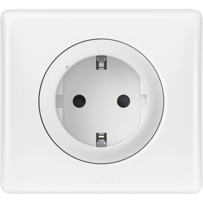 Умная розетка LEGRAND Celiane with NETATMO 2К+З 16А 230В, белый 64830