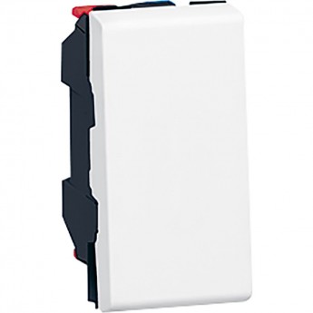 Выключатель LEGRAND Mosaic кнопочный 6A 1 модуль, белый Выключатель LEGRAND Mosaic кнопочный 6A 1 модуль, белый