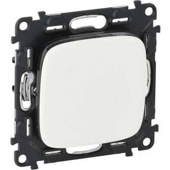 Выключатель LEGRAND Valena ALLURE 10АХ 250В с лицевой панелью безвинтовые зажимы белый Выключатель LEGRAND Valena ALLURE 10АХ 250В с лицевой панелью безвинтовые зажимы белый