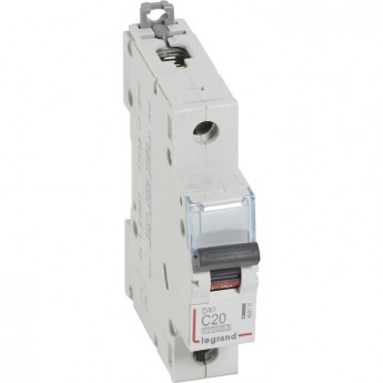 Автоматический выключатель LEGRAND DX3 1П C 20A 10kA/16kA Автоматический выключатель LEGRAND DX3 1П C 20A 10kA/16kA