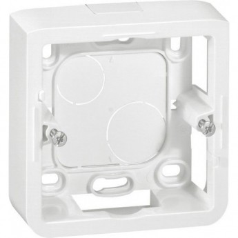 Коробка LEGRAND Mosaic накладная 2 модуля. высота 40мм, белый Коробка LEGRAND Mosaic накладная 2 модуля. высота 40мм, белый