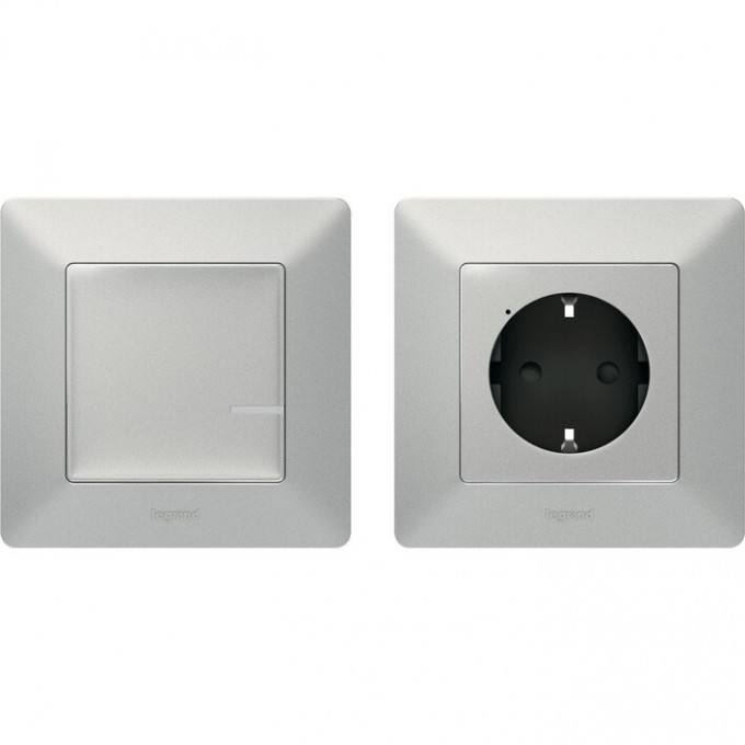 Пакет для управления бытовыми электроприборами LEGRAND Valena Allure with NETATMO, алюминий 752354