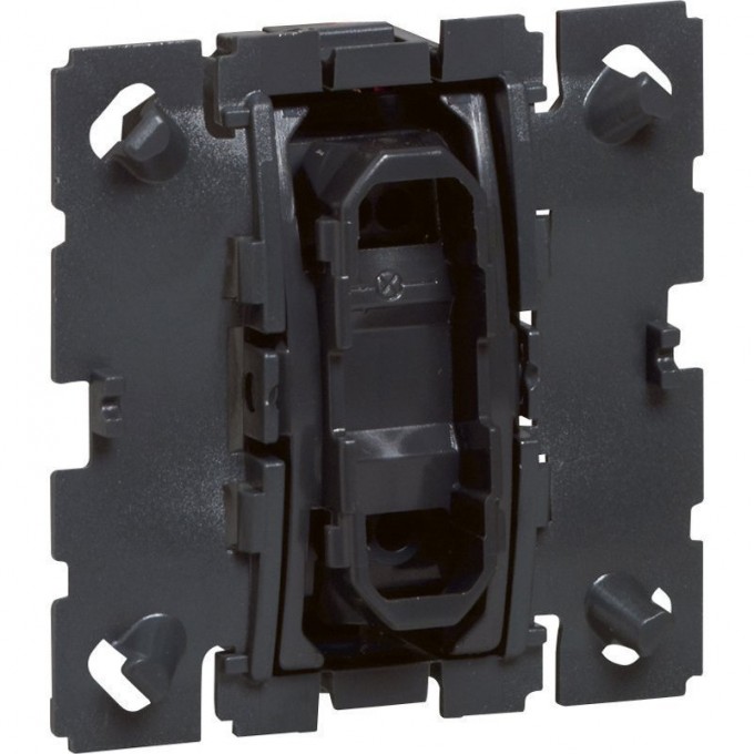 Переключатель LEGRAND Celiane - двухклавишный - однополюсный - IP 44, белый SET-2-067002-02