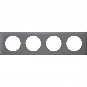 Рамка LEGRAND Celiane 4 поста Фиолетовая перкаль