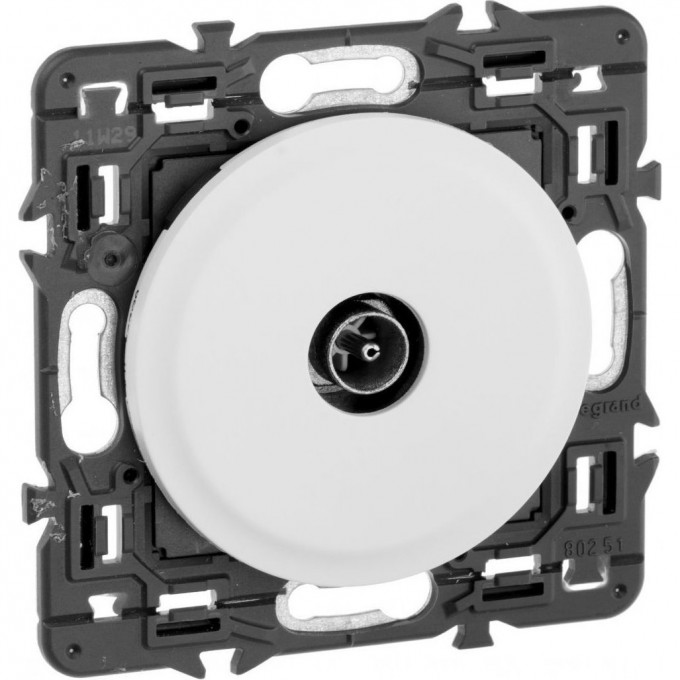 Розетка LEGRAND Celiane TV простая прох белый SET-1-067387-03