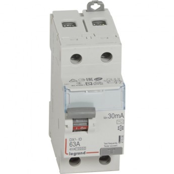 Выключатель дифференциального тока LEGRAND DX3 2П 63А 30мА-AC